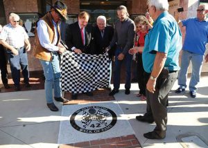 NC Auto Racing Walk of Fame downtown Mooresville NC
