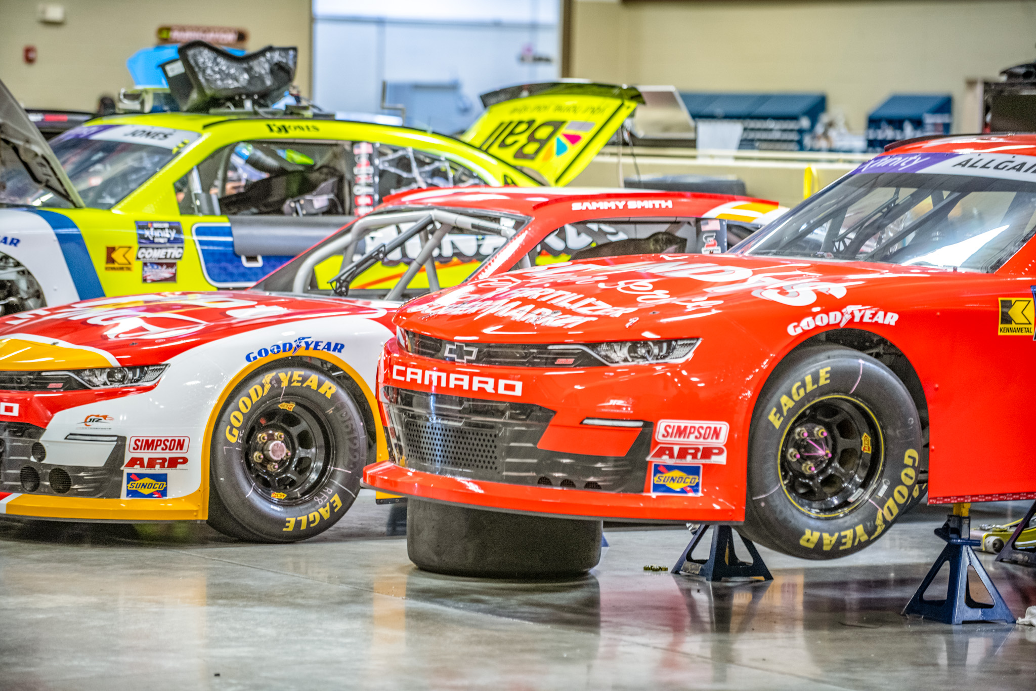 Red car at Jr Motorsports